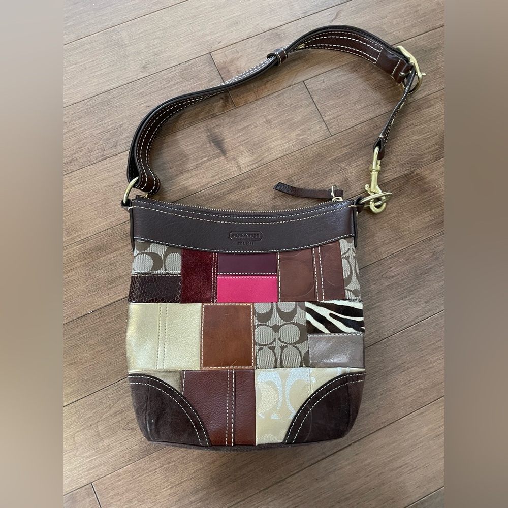 Vintage coach shoulder bag